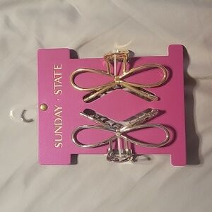 Sunday State Bow Hairclips